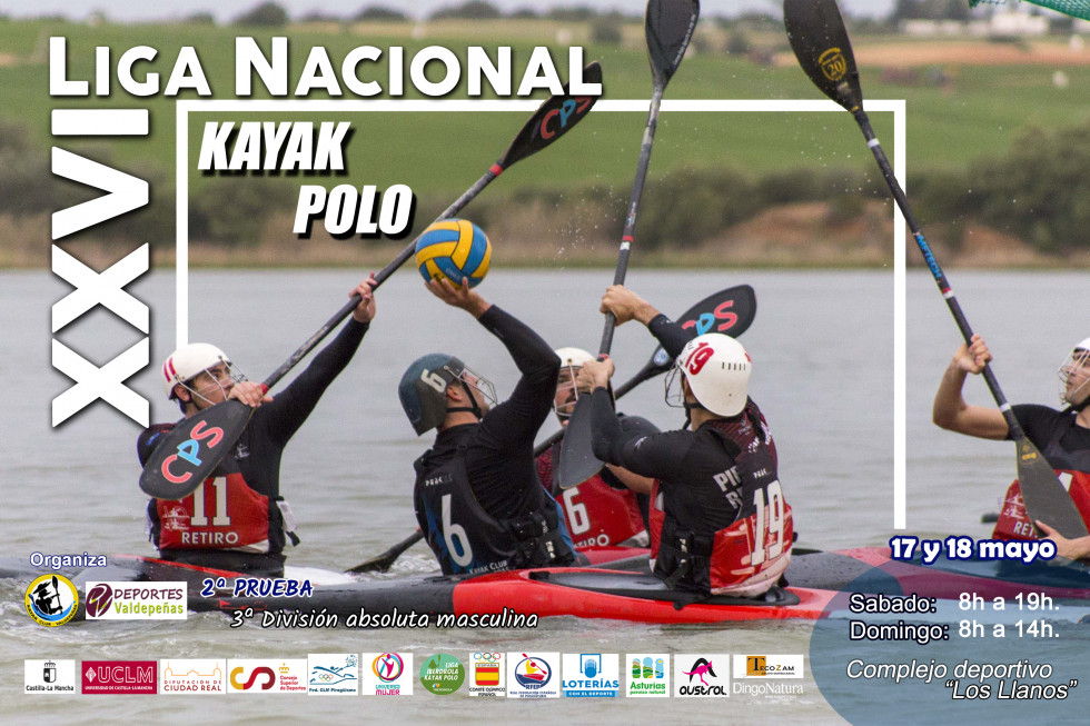Cartel XXVI liga kayak polo 2025