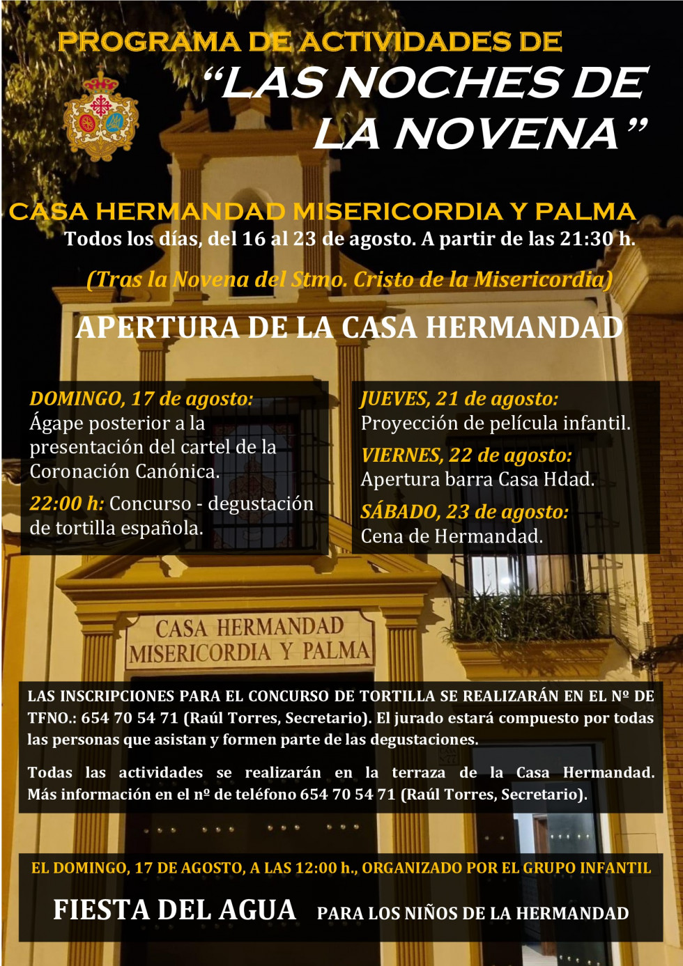 Cartel Las Noches de la Novena 2025