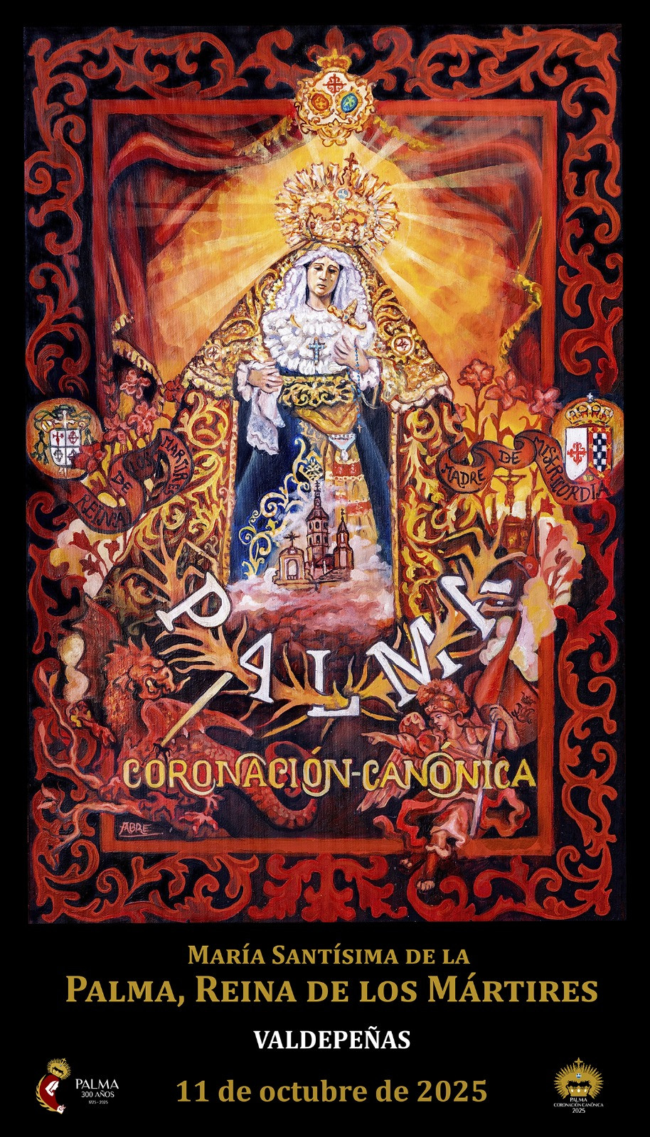 Cartel Coronaciu00f3n Canu00f3nica RRSS