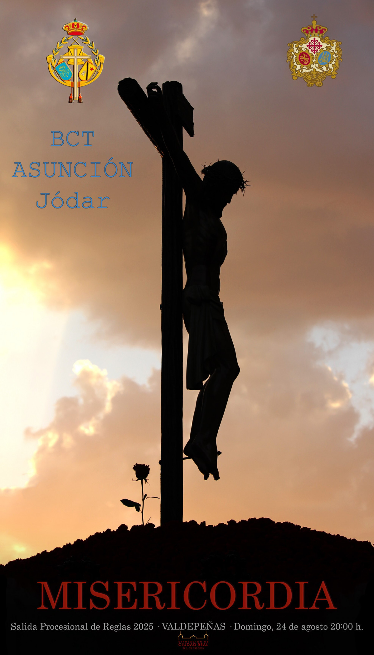 Cartel Salida Procesional de Reglas Asunciu00f3n Ju00f3dar 2025