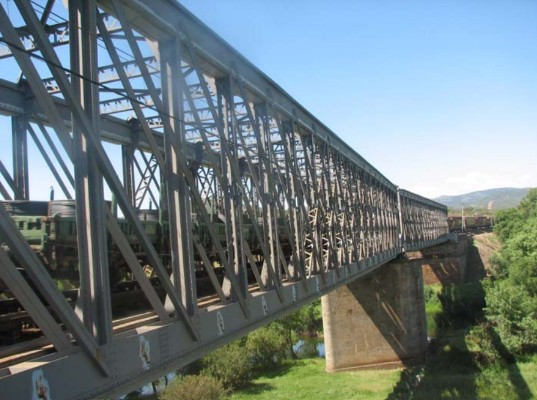 Puente metu00e1lico ru00edo Guarrizas pk 283,7 Lu00ednea Alcu00e1zar de San Juan Cu00e1diz 3